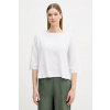 United Colors of Benetton sveter s krátkym rukávom dámsky s ľanom 1DC3D10GU biela XS