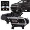 Predné LED reflektory + Halogen - sada DODGE DURANGO 2021-2023