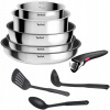 Sada hrncov Tefal Ingenio Cook Eat nerezová oceľ 9 ks