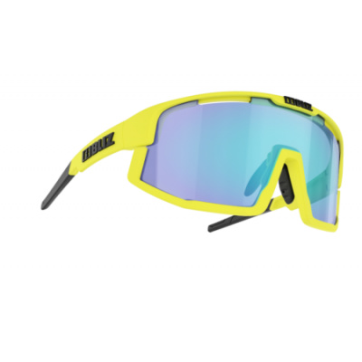 Brýle BLIZ ACTIVE VISION Matt Neon Yellow w Smoke w Blue Multi 52001-63