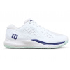 Juniorská obuv Wilson Rush Pro Ace Jr - white/bay/skipper blue - Biely (38)