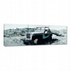 Hodiny 120x40 Jeep Wrangler Retro foto (Hodiny 120x40 Jeep Wrangler Retro foto)
