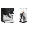 Rancilio Silvia BC PID, black + Eureka Mignon Perfetto, CR chrome