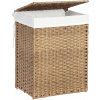 Kôš na prádlo - Rattan 90L 60x46 Syntetický košík na bielizeň (Kôš na prádlo - Rattan 90L 60x46 Syntetický košík na bielizeň)