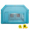Nafukovacia lakovacia kabína 7x4x2,5 m s ventilátorom a nafukovacím zariadením