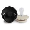 DVOJBALENIE CUMLÍKOV FRIGG DAISY CREAM/ JET BLACK, 0-6M, SILIKÓN