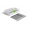 FESTOOL Súprava závitovkových vrtákov SYS3 S 76-SB CE-SORT/6 578111