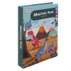 Kruzzel 24730 Magnetická kniha dinosaurus 36 dílů