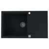 Alveus CADIT 40 kuchynský granitový drez so sifónom 86x50 - G-91 Black 1132031