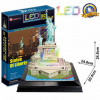 CubicFun 3D puzzle svítíví Socha Slobody 37 ks