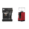 Ascaso Steel UNO PID, Black&Wood + Eureka Mignon Silenzio, BL ferrari red