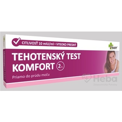 Slovakiapharm TEHOTENSKÝ TEST KOMFORT 1x2 ks