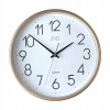 Nástenné hodiny JVD biela, zlatá 25,4cm