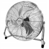 Podlahový ventilátor HEVA HRX strieborný/sivý (HEVA HRX podlahový ventilátor, silný, 130W, veľký, 50cm, obehový, chrómový ventilátor)