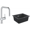 Set kuchynská batéria Grohe Minta 32322002, granitový drez Grohe K700 31654AP0