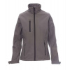 PAYPER DUBLIN LADY 001249-0355 / Dámska celozapínacia softshellová bunda - steel grey L