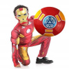 Kostým pre chlapca- Kostým Iron Tutuu 122-128 (Iron Man Ironman outfit Mask Shield 122-128)