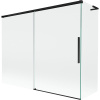 Mexen Rox L dvojkrídlová vaňová zástena s posuvnými dverami 190 + 90 x 150 cm, transparentná, čierna - 8C9L-190-090-70-00