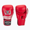 Boxerské rukavice Top King Muay Thai Power Snake red/silver