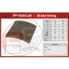 PP19283.00 obložení brzdové Profi part SAF, 420x180x20.6/17.4-20/13 WVA 19283/4-00