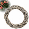Prútený veniec DEKO sivý 25 cm