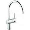GROHE Minta Páková drezová batéria, obmedzovač prietoku, otočná výtoková trubice,chróm3291 GRO 32917000