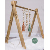 Hrazda pre deti - Drevená Educational Stand Detská Gym Montessori (Hrazda pre deti - Drevená Educational Stand Detská Gym Montessori)