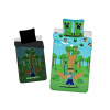 Jerry Fabrics Obliečky Minecraft Jungle Fight svietiaci efekt 140x200, 70x90 cm