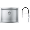Súprava nerezový drez Grohe K700 31726SD0, kuchynská batéria Oltens Borga 35207100