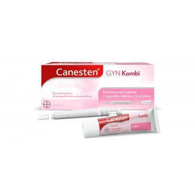 Canesten GYN Kombi tbl vag (blis.Al) 1x500 mg + crm der (tuba Al) 1x20 g tbl vag (blis.Al) 1x500 mg + crm der (tuba Al) 1x20 g