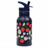 A Little Lovely Company - nerezová fľaša na pitie, 350 ml - jahody