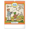 NOTIQUE Nástěnný kalendář Josef Lada – Říkadla 2026, 30 x 34 cm