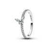 PANDORA stříbrný prsten s Bílým čirým motýlem 60 194269C03-60