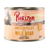 Purizon Adult 6 x 200 g - bez obilnín - kuracie s diviakom
