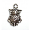 Kovový prívesok 20x12mm 1ks sova 13