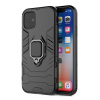 TopQ Zadný kryt Ring Armor pre Iphone 15 čierny