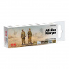 Sada akrylových farieb ICM - Afrika Korps Uniforms 6x12ml