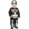 Detský kostým kostlivec s čepicou - Halloween vel.12-18 - GUIRCA