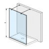 Jika Pure - Sklenená stena pevná 140 cm na sprchovú vaničku 140 cmx80 cm a 140 cmx90 cm, s úpravou Jika Perla Glass, 140cm x20cm x200 cm H2674220026681