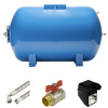 Vodárenský set 80L AQUA OLA ležatý, BSK-3A (400V) - tlaková nádoba je s vakom - áno - oceľ - 80 - 25mm - 1