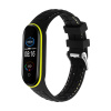 Xiaomi Mi Band 5/6 náhradný náramok - Textúrovaný Farba: Zelená, Vzor: Lines MBSCz-5TLI01