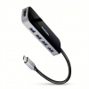 AXAGON HMC-6H4A, USB 3.2 Gen 1 hub, porty 4x USB-A, HDMI 4k/30Hz, PD 100W, kábel USB-C 20cm HMC-6H4A