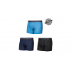 SENSOR MERINO ACTIVE 3-PACK pánské trenky černá/modrá/deep blue XXL