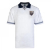 Score Draw Draw England 1990 Home Shirt Adults White S