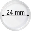 Plastové kapsule na mince o priemere 24 mm - 10 ks