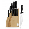 Berlingerhaus Sada nožů se stojanem BAMBOO 10 ks Matte Black Collection BH-2979