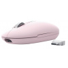 Trust Seron Slim/Kancelářská/Optická/3 200 DPI/USB+BT/Růžová