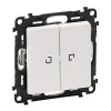 Legrand Valena Life - Sériový spínač č.5 s orientačným osvetlením 10 AX, biela - 752128