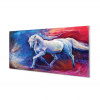 Moderná sklenená maľba pre obývaciu izbu Kôň 120x60 cm (Moderný obrázok na akrylovom sklenenom koňa 120x60 cm)
