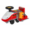 Ramiz Interaktívny hasičský vozík 2 v 1 pre deti 3+ Zvuky Svetlá + hasičské parkovisko + 4 nováčikovia + pohyblivé časti